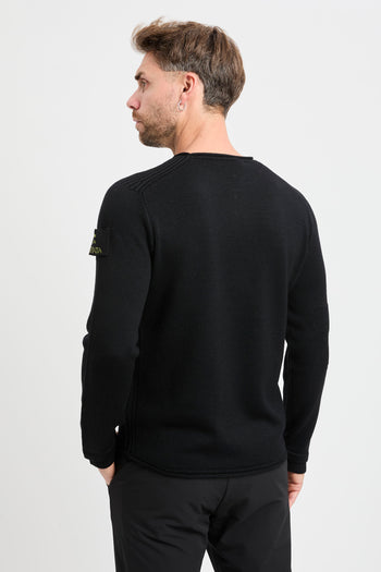 Maglia a girocollo Premiata in lana con logo ricamato - 7