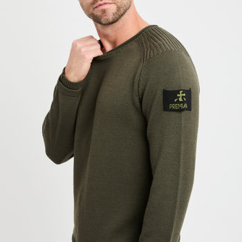 Maglia a girocollo Premiata in lana con logo ricamato - 9