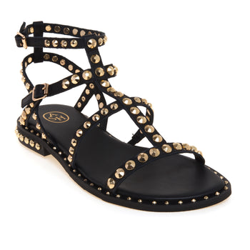 Sandalo flat ASH Precious in pelle con borchie - 4