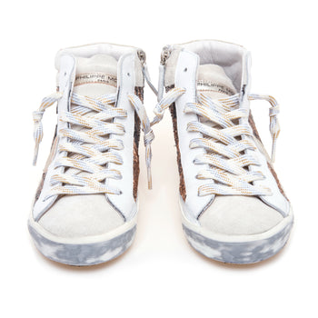 Sneaker Philippe Model Prsx in camoscio e tessuto jacquarda - 5