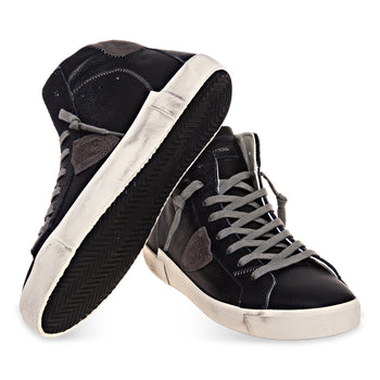 Sneaker Philippe Model Prsx High in pelle martellata - 4