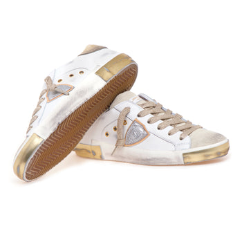 Sneaker Philippe Model PRSX in pelle e camoscio - 4