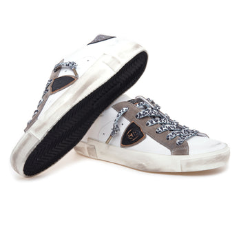 Sneaker Philippe Model PRSX in pelle e camoscio - 4