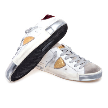 Sneaker Philippe Model PRSX in pelle e camoscio - 4