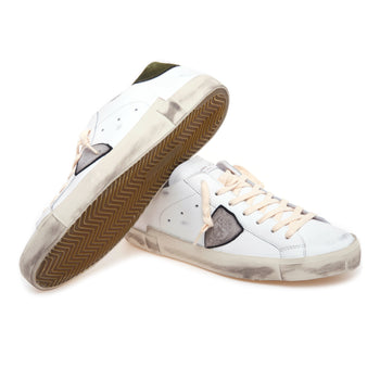 Sneaker Philippe Model PRSX in pelle e camoscio - 4
