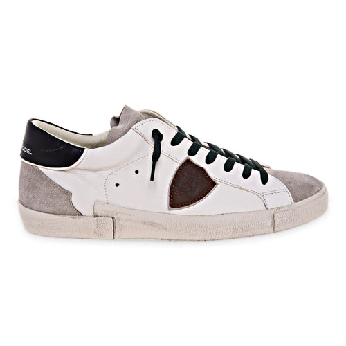 Sneaker Philippe Model Prsx in pelle e camoascio
