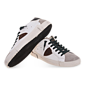 Sneaker Philippe Model Prsx in pelle e camoascio - 4