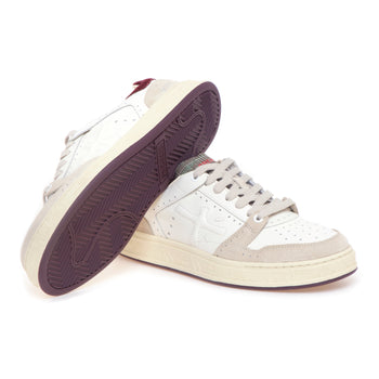 Sneaker Premiata Quinn in pelle e camoscio - 4