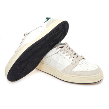 Sneaker Premiata Quinn in pelle e camoscio - 4