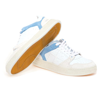 Sneaker Premiata Quinn in pelle e camoscio - 4
