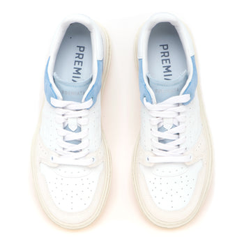 Sneaker Premiata Quinn in pelle e camoscio - 5