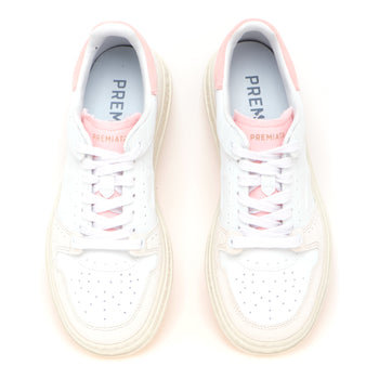 Sneaker Premiata Quinn in pelle e camoscio - 5