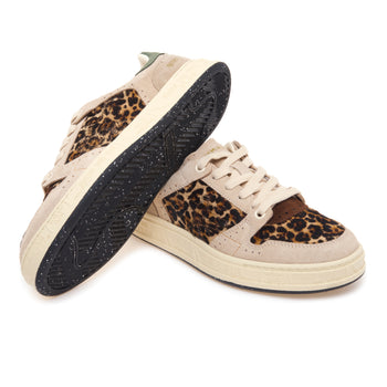 Sneaker Premiata Quinn in camoscio e cavallino maculato - 4