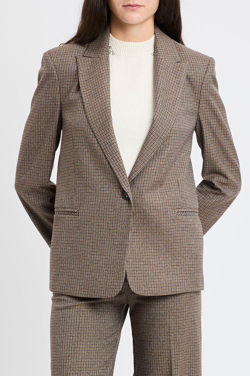 Giacca Kaos con motivo a quadri