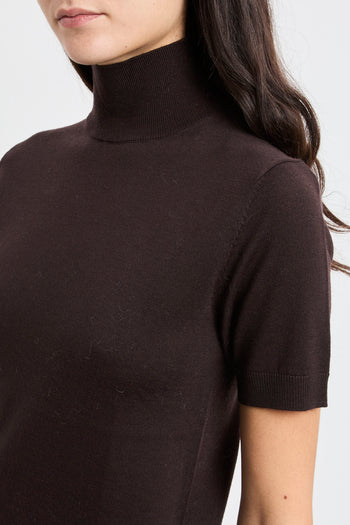 Dolcevita con manica corta Kaos in lana - 3