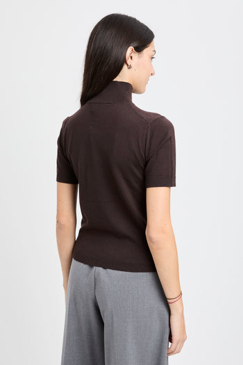 Dolcevita con manica corta Kaos in lana - 5