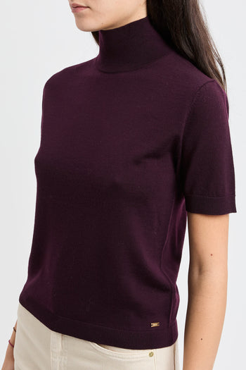 Dolcevita con manica corta Kaos in lana - 3