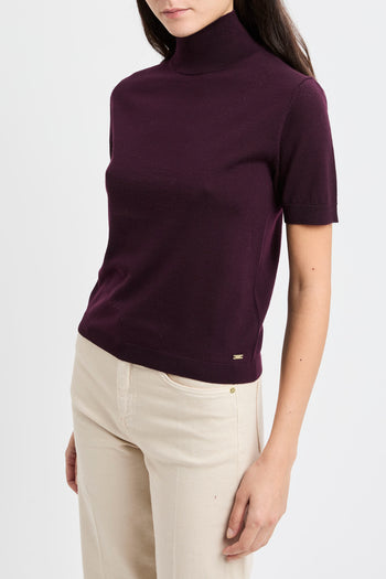 Dolcevita con manica corta Kaos in lana - 5