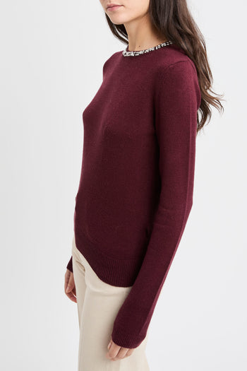 Maglia girocollo Kaos con strass - 3