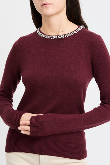 Maglia girocollo Kaos con strass - 6