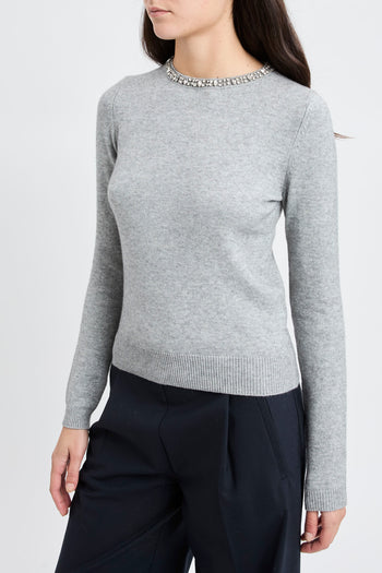 Maglia girocollo Kaos con strass - 4