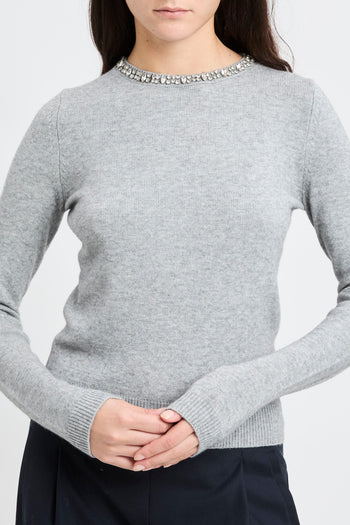 Maglia girocollo Kaos con strass - 8