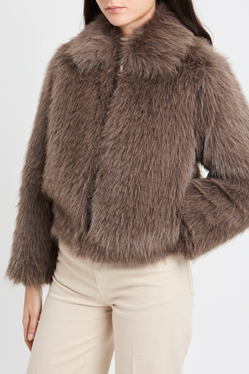 Pelliccia ecologica Kaos con zip - 4