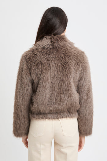 Pelliccia ecologica Kaos con zip - 5