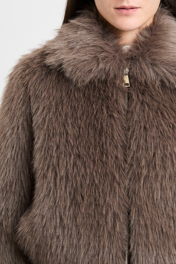 Pelliccia ecologica Kaos con zip - 8