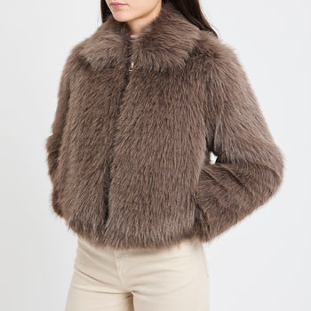 Pelliccia ecologica Kaos con zip - 9