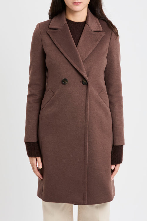 Cappotto lungo doppio petto Kaos