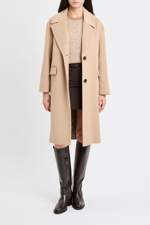 Cappotto lungo monopetto Kaos