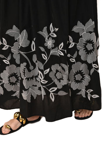Abito lungo Kaos con ricami ed inserti crochet - 5