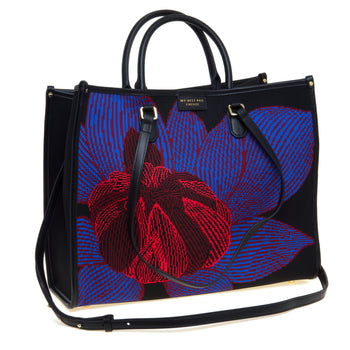 Borsa My Best Bag Atena-Biophilia in tessuto jaquard (misura grande) - 5