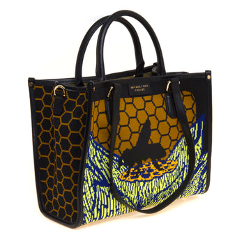 Borsa My Best Bag Atena-Biophilia in tessuto jaquard (misura piccola) - 3