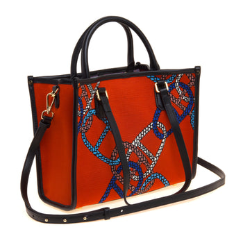 Borsa My Best Bag Atena-Cruise in tessuto jaquard (misura piccola) - 3