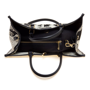 Borsa My Best Bag Atena-Agorà in tessuto jaquard (misura grande) - 3