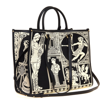 Borsa My Best Bag Atena-Agorà in tessuto jaquard (misura grande) - 5