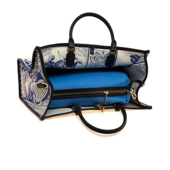 Borsa My Best Bag Atena-Agorà in tessuto jaquard (misura grande) - 3