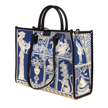 Borsa My Best Bag Atena-Agorà in tessuto jaquard (misura grande) - 5