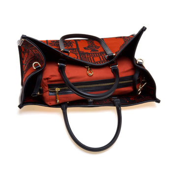 Borsa My Best Bag Atena-Agorà in tessuto jaquard (misura grande) - 3