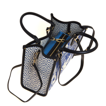 Borsa My Best Bag Atena-Agorà in tessuto jaquard (misura piccola) - 3