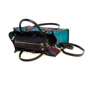 Borsa My Best Bag Atena-Biosphere in tessuto jaquard (misura piccola) - 4