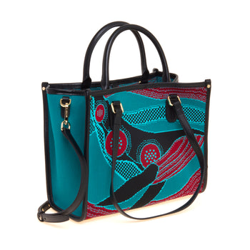 Borsa My Best Bag Atena-Biosphere in tessuto jaquard (misura piccola) - 5