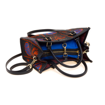 Borsa My Best Bag Atena-Libery in rafia ricamata (misura piccola) - 4