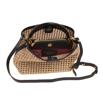 Borsa a mano My Best Bag in paglia Tabru intrecciata con manico in resina (mis. grande) - 4