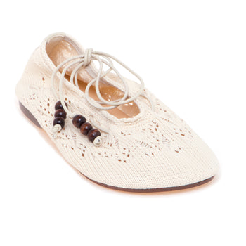 Ballerina Alohas "Rosemary" in crochet con allacciatura in caviglia - 4