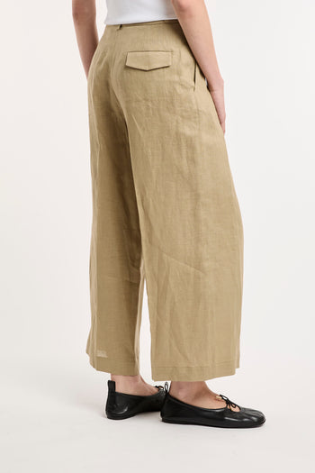 Semicouture pantalone Pureza in lino - 3