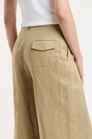 Semicouture pantalone Pureza in lino - 4