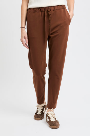 Pantalone Semicoutire "Buddy" in poliviscosa con coulisse - 3